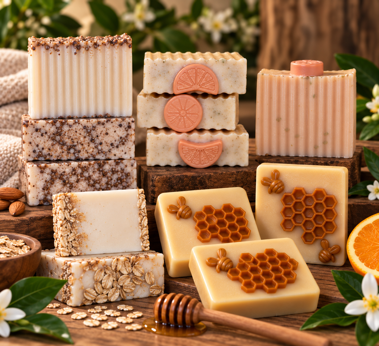 Small-batch honey soap by Cute Clean Soaps