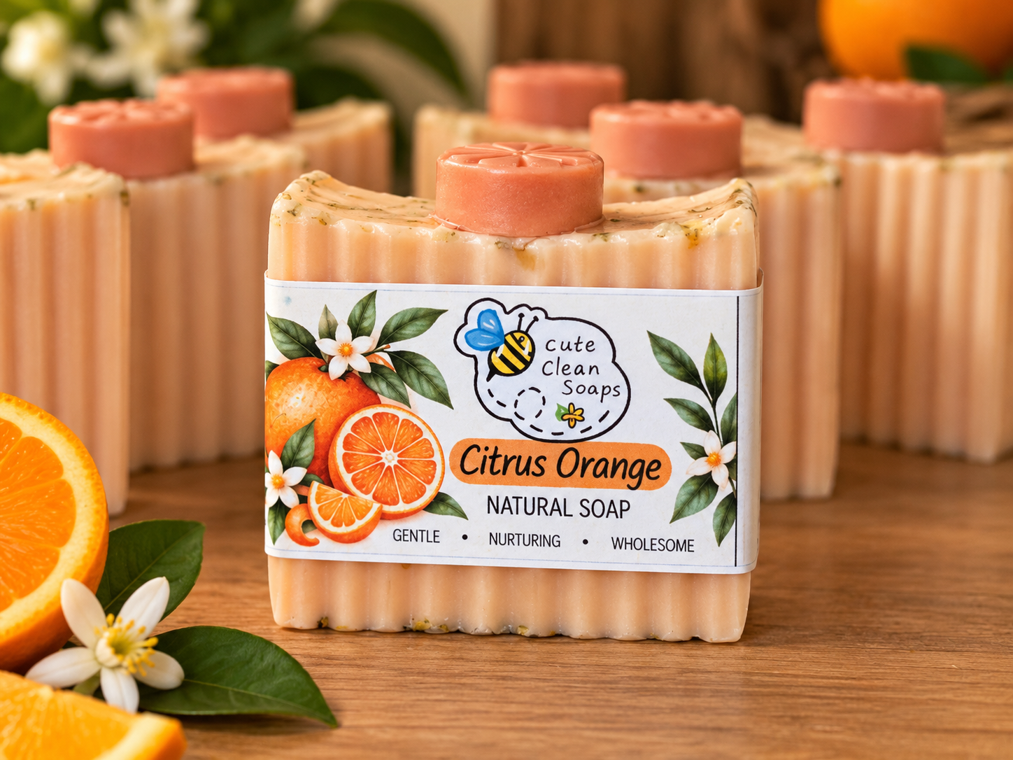 Oatmeal soap from the Cute Clean Soaps collection